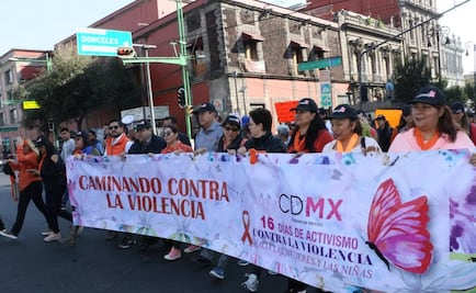 Marchan contra la violencia hacia las mujeres y niñas