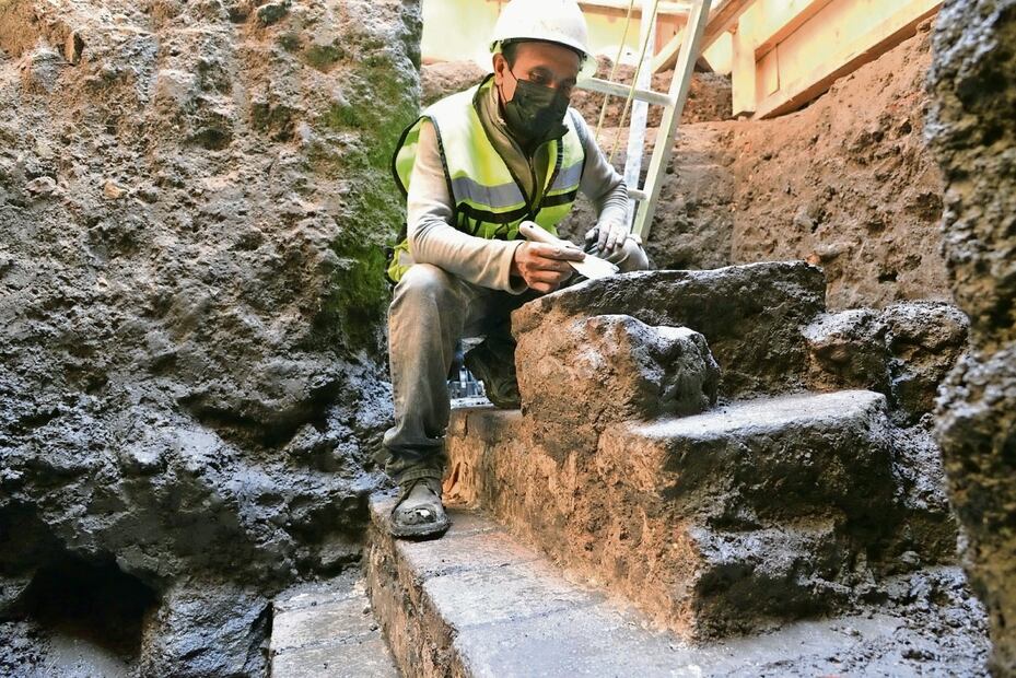 Recientemente, en el mismo sitio se han hallado otros vestigios de origen prehispánico y colonial. Fotos: INAH