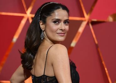 Salma Hayek portó joya de Maximiliano de Habsburgo en los Oscars