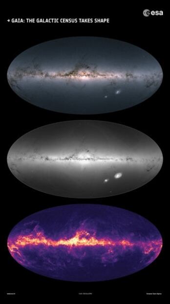 Gaia crea el mapa estelar más complejo de nuestra galaxia...y más allá  