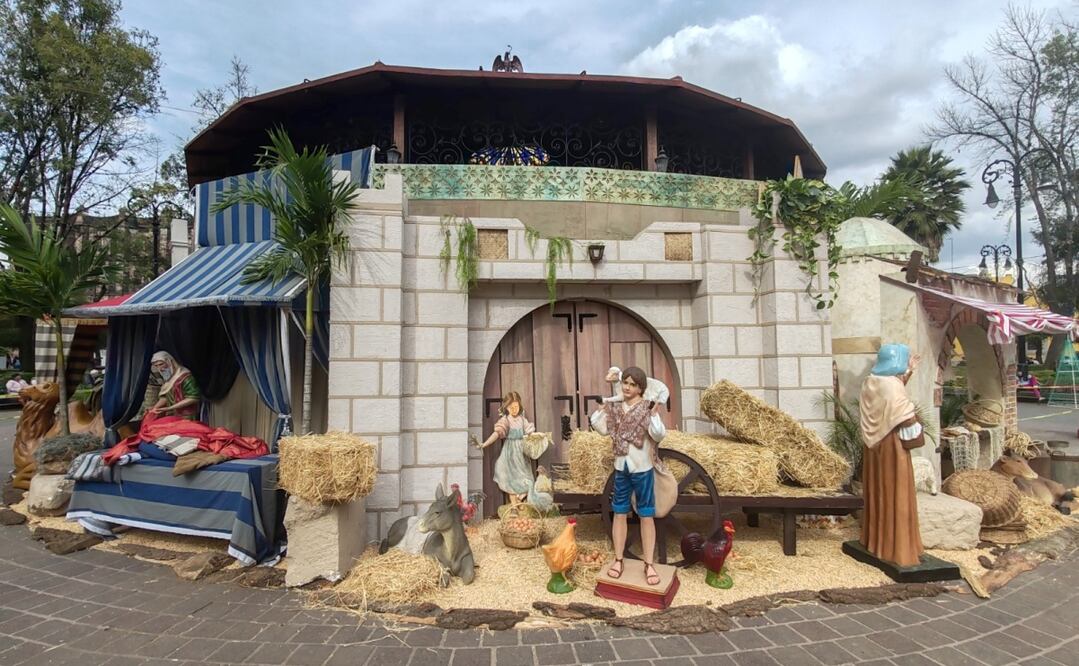 El nacimiento monumental podrá ser visitado hasta el 6 de enero del 2025, y forma parte de las actividades decembrina que se llevan a cabo en la demarcación. Foto: Especial