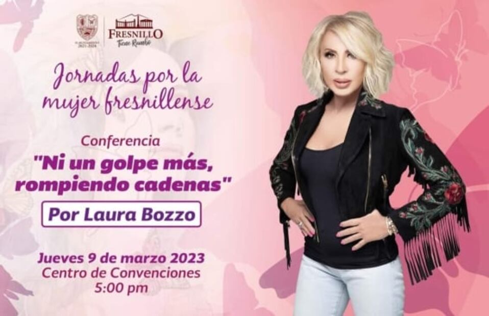 Cancelan participación de Laura Bozzo en conferencia del Día de la Mujer en Zacatecas