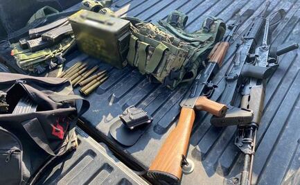 Guardia Nacional, Ejército y Aduanas aseguran a 24 con armas y pólvora en distintos estados