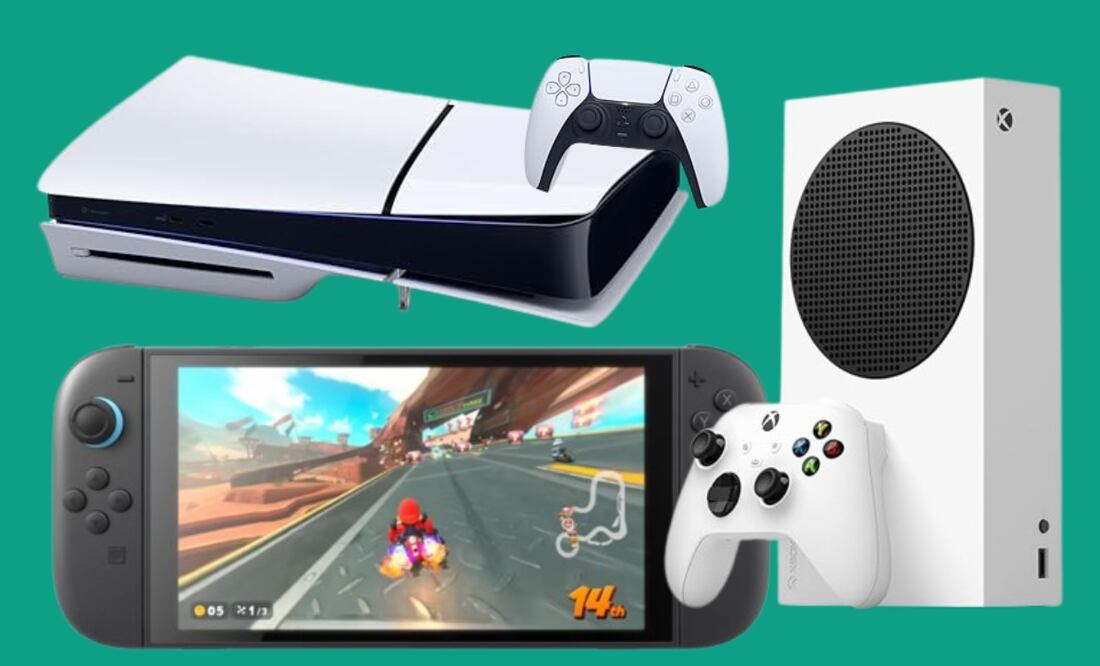 Nintendo Switch 2, PS5 o Xbox series; ¿cuál te conviene comprar? Imagen: especial