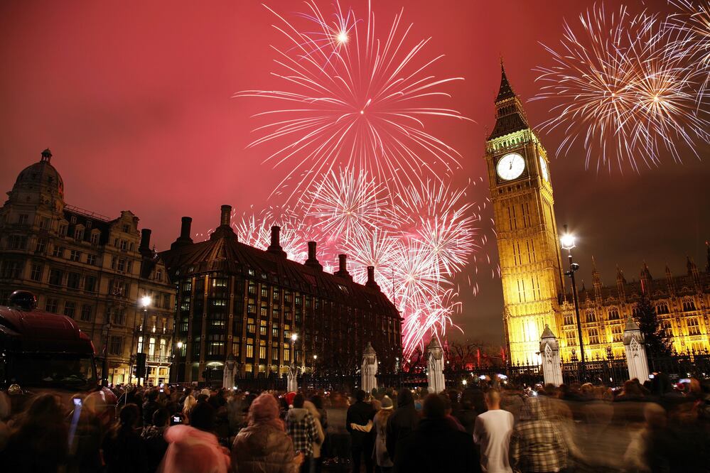 La fiesta en torno al Big Ben. (Foto: Istock) 