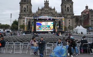 "Frankenstein" no llenó el Zócalo; proyección gratuita registra baja asistencia