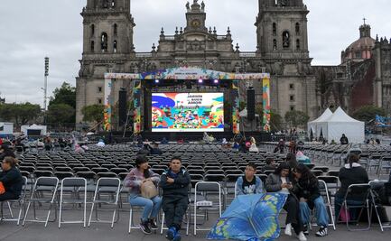 "Frankenstein" no llenó el Zócalo; proyección gratuita registra baja asistencia