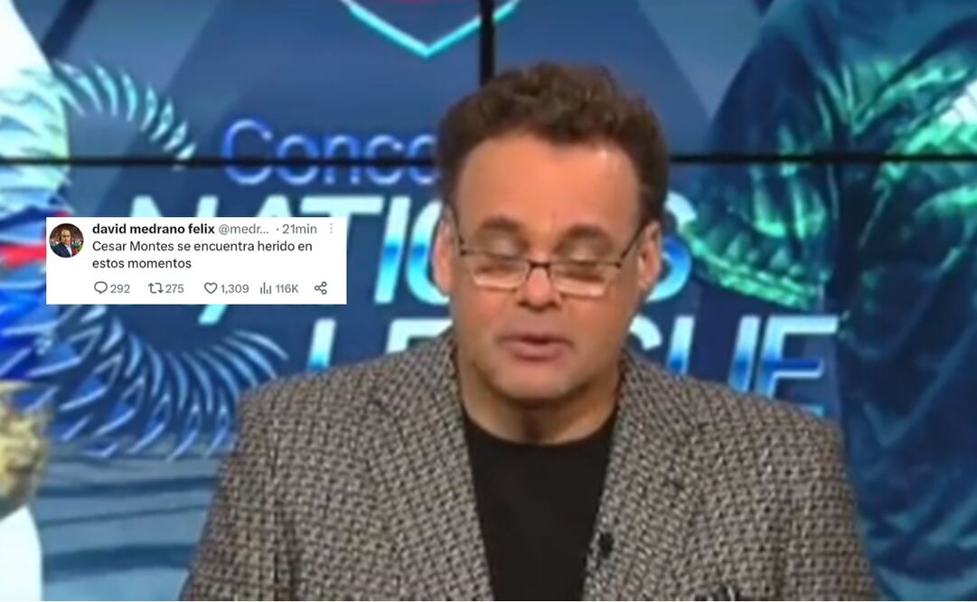 David Faitelson lee un tuit falso - Foto: Especial