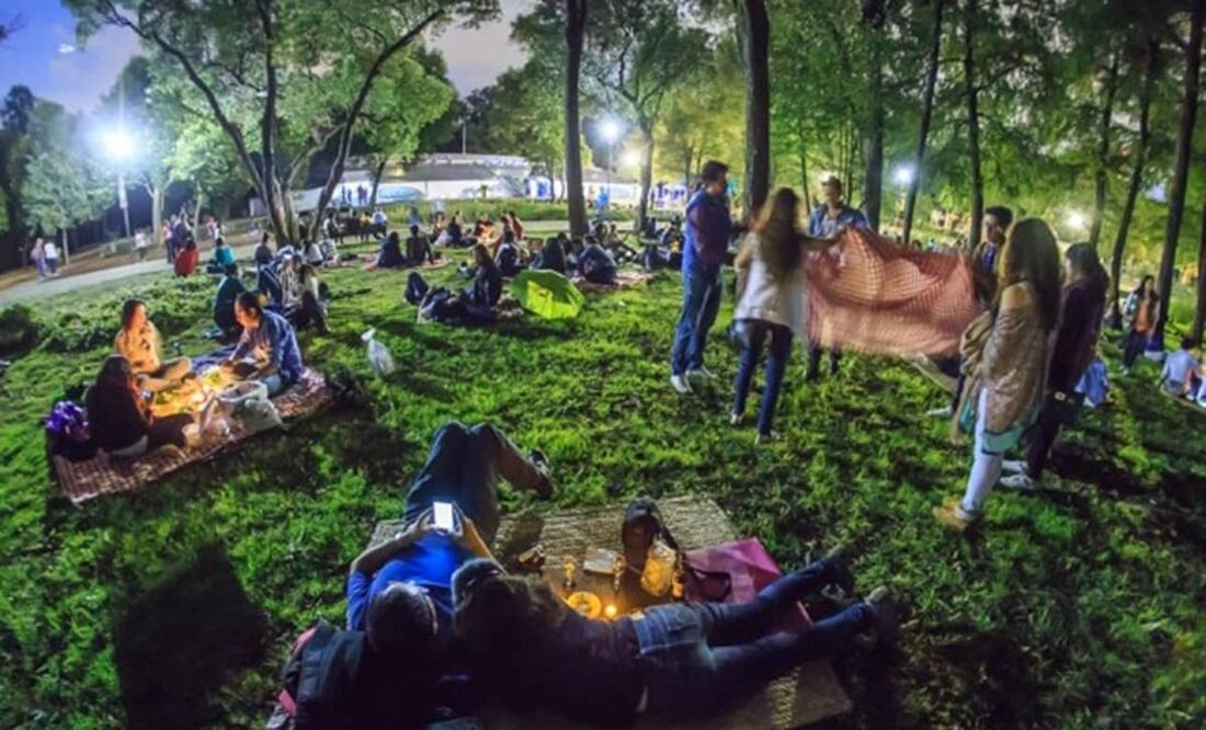 La entrada al picnic nocturno es totalmente gratuita. Foto: X