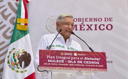Pese a orden del INE de evitar tema electoral, AMLO garantiza que en 2024 continuará la "transformación"