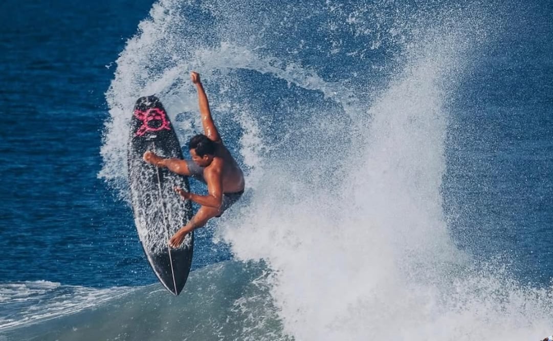 FOTO: ESPECIAL - Jafet Ramos inicia con el pie derecho en el inicio del Pacífico Surf Open