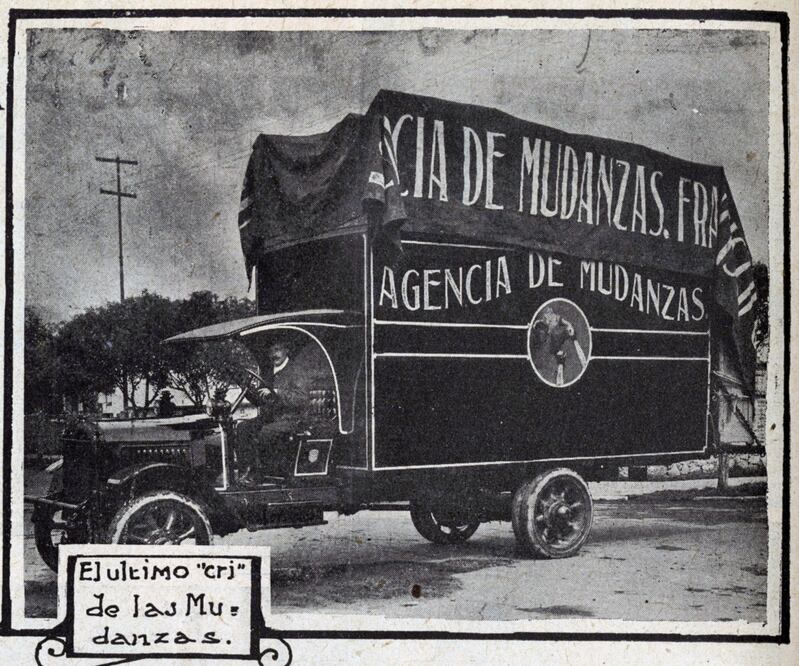 De los cargadores en carreta a los camiones de mudanzas