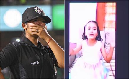 VIDEO: Julissa Iriarte, umpire de la LMB y su emotiva reacción al mensaje de su hija en pleno juego