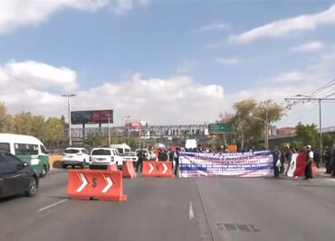 Toma precauciones, hay manifestantes en Terminal 1 del AICM