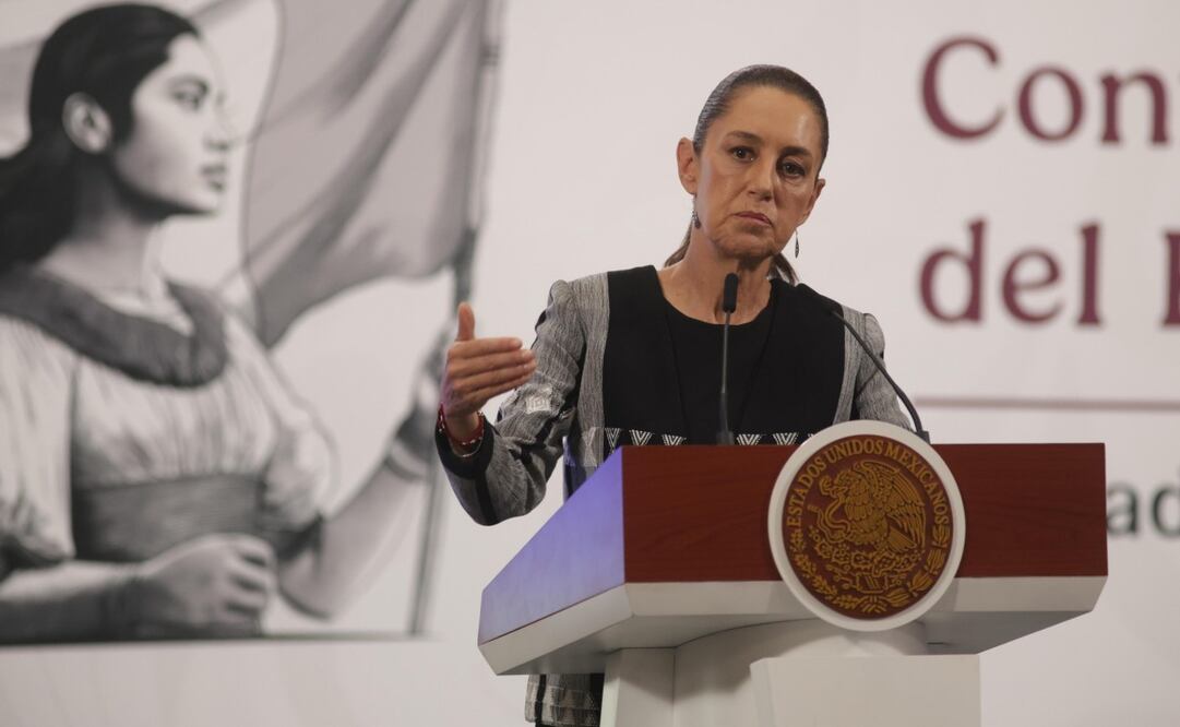 Claudia Sheinbaum en su conferencia matutina del 13 de mayo de 2025. Foto: Carlos Odín / EL UNIVERSAL