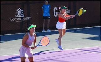 Giuliana Olmos tuvo un mal inicio en casa tras caer junto a Aldila Sutjiadi en su debut en Mérida 