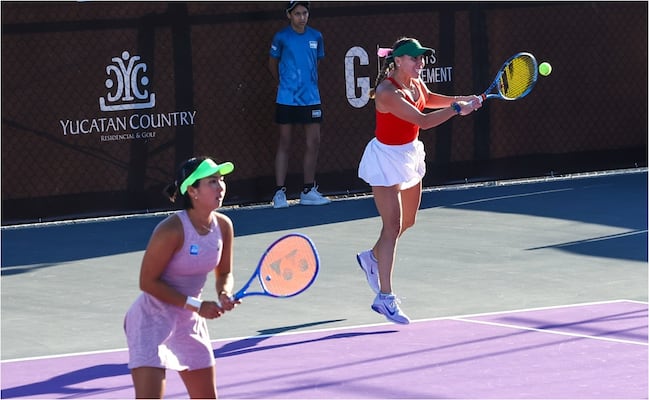 Giuliana Olmos tuvo un mal inicio en casa tras caer junto a Aldila Sutjiadi en su debut en Mérida