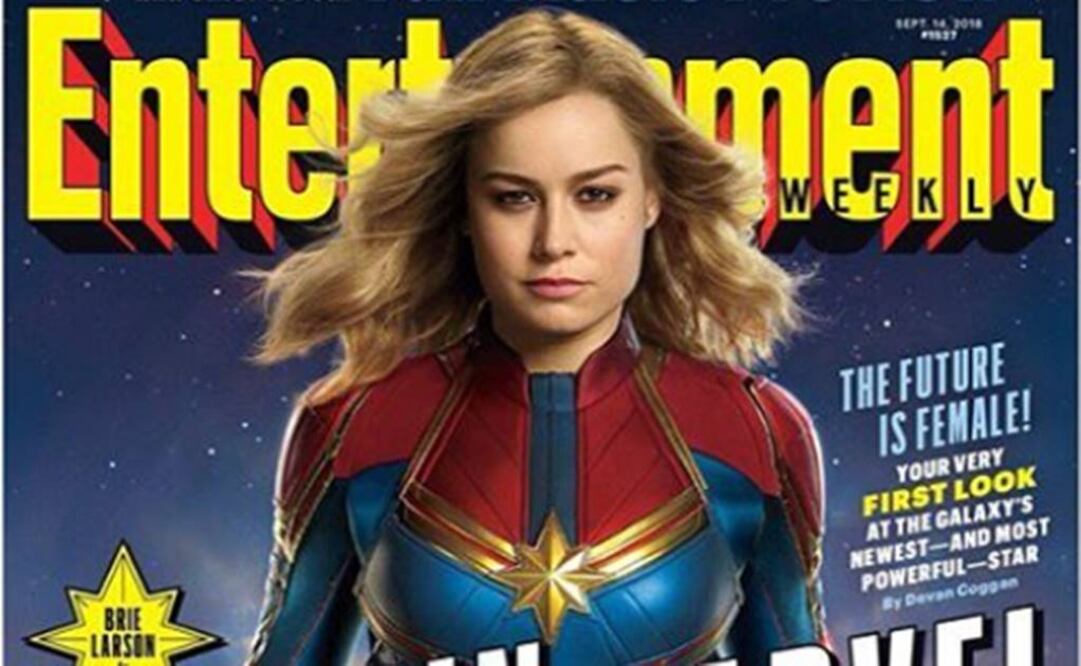 Así luce Brie Larson como Capitana Marvel. FOTO: Especial