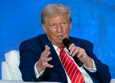 Trump asegura que apoya migración pero legal; pide que "no manden asesinos ni locos"