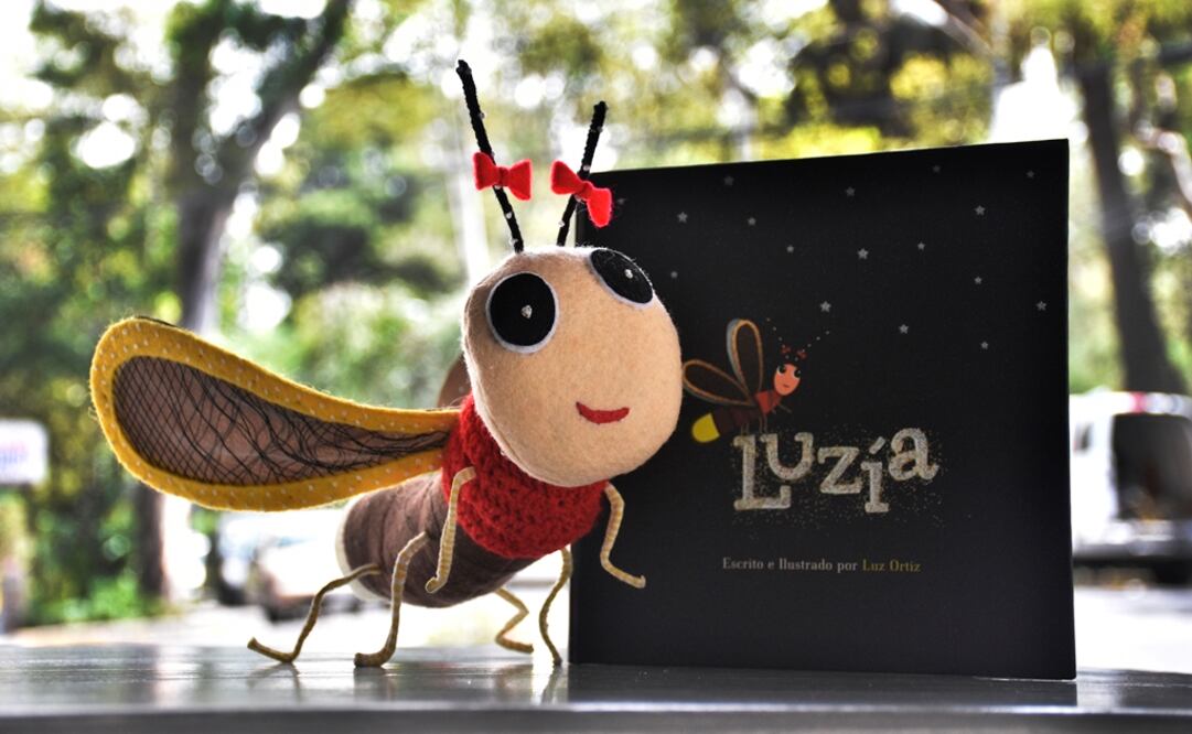 "Luzía" es una luciérnaga que se le apagó su luz cuando tuvo que enfrentarse a una araña.