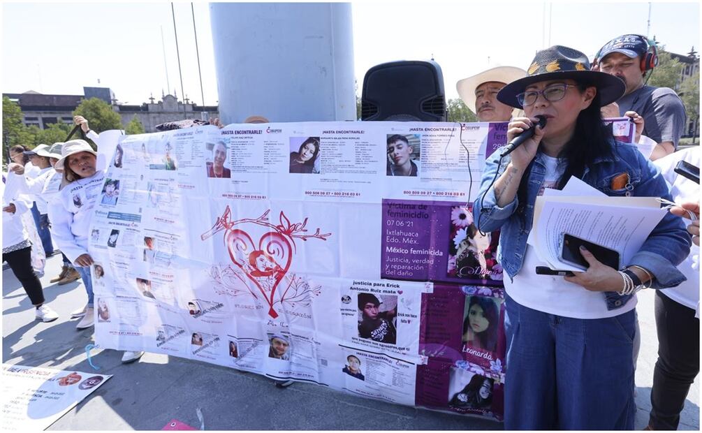 Familiares de personas desaparecidas en el Estado de México. Foto: Jorge Alvarado / EL UNIVERSAL