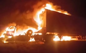 Choque entre tráileres deja dos muertos en Vallecillo, Nuevo León; cinco personas resultaron lesionadas