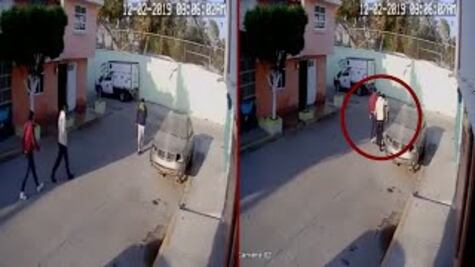 Captan en video presunto secuestro de hombre en Ecatepec