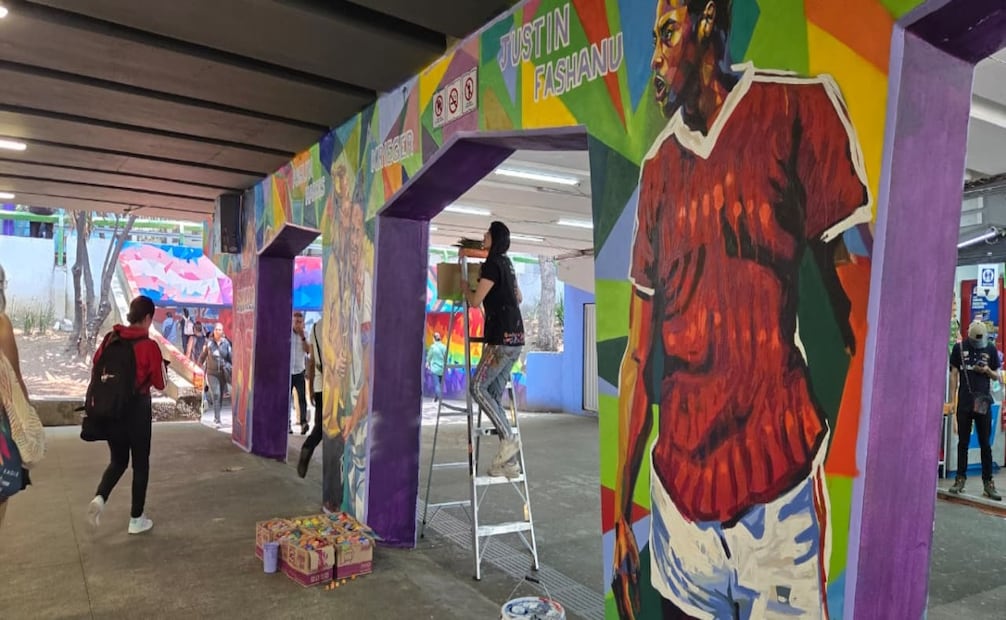 Murales del Mundial 2026 en CDMX. Foto: Frida Sánchez