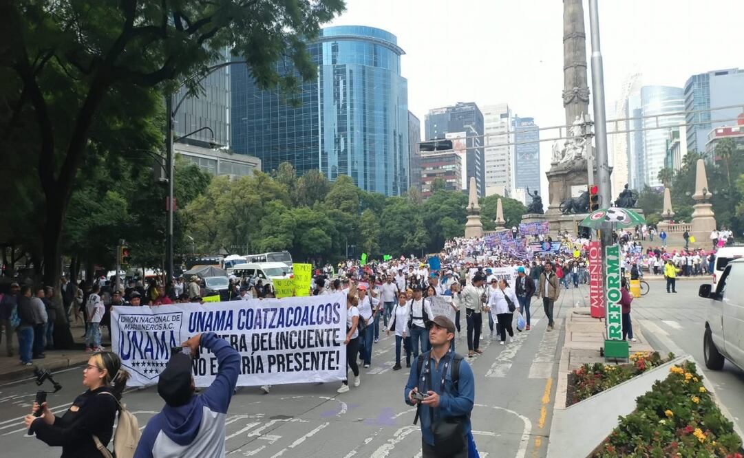 CDMX tendrá varias movilizaciones este jueves 3 de septiembre. Foto: Juan Carlos Williams