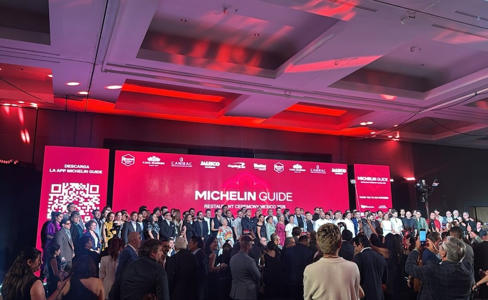 La ceremonia de la Guía Michelin 2026 se llevó a cabo esta noche, en la ciudad de Guadalajara. Foto: María del Carmen / EL UNIVERSAL