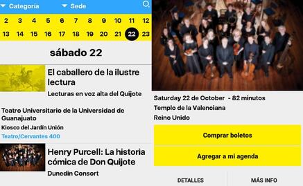 Lanzan 'app' del Festival Cervantino