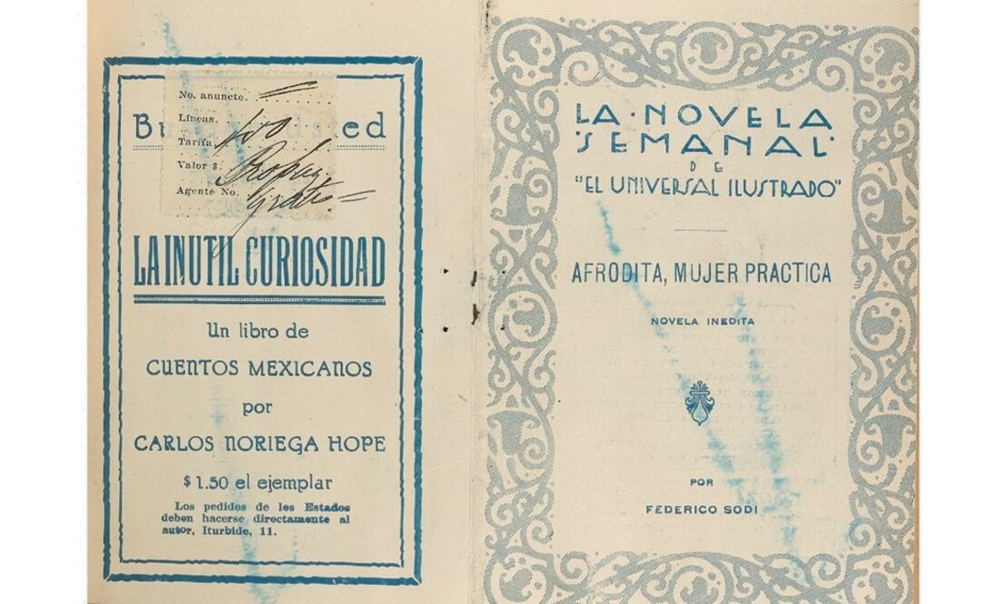 La colección de novelas semanales apareció durante 160 jueves. Mariano Azuela, Arqueles Vela y Salvador Novo, entre otros, publicaron en "El Universal Ilustrado". Foto: Archivo EL UNIVERSAL