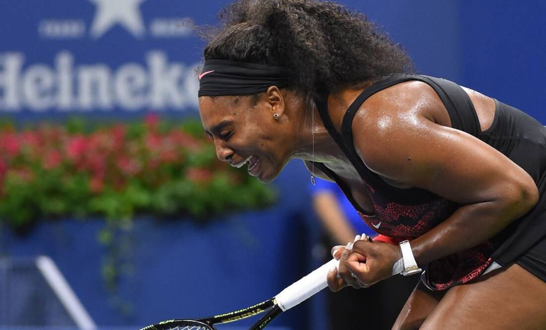 Serena Williams celebra de manera eufórica. Foto: Reuters