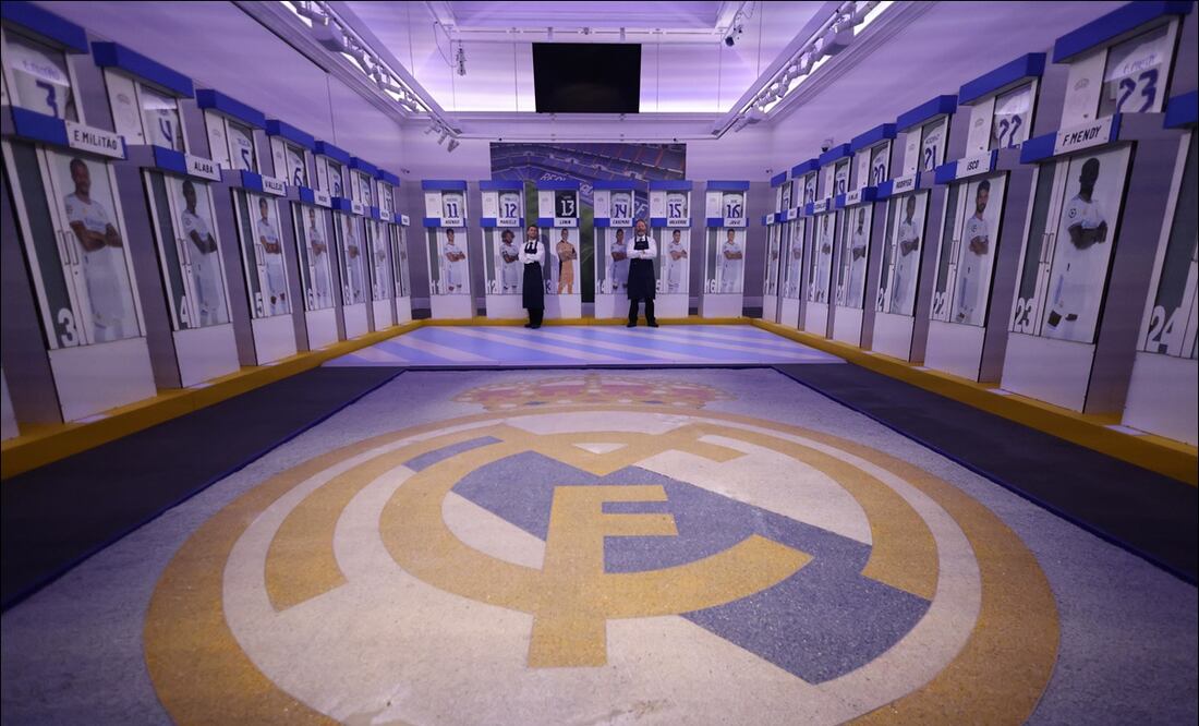 El Real Madrid subastará artículos de los vestuarios antiguos del Estadio Santiago Bernabéu - Foto: EFE