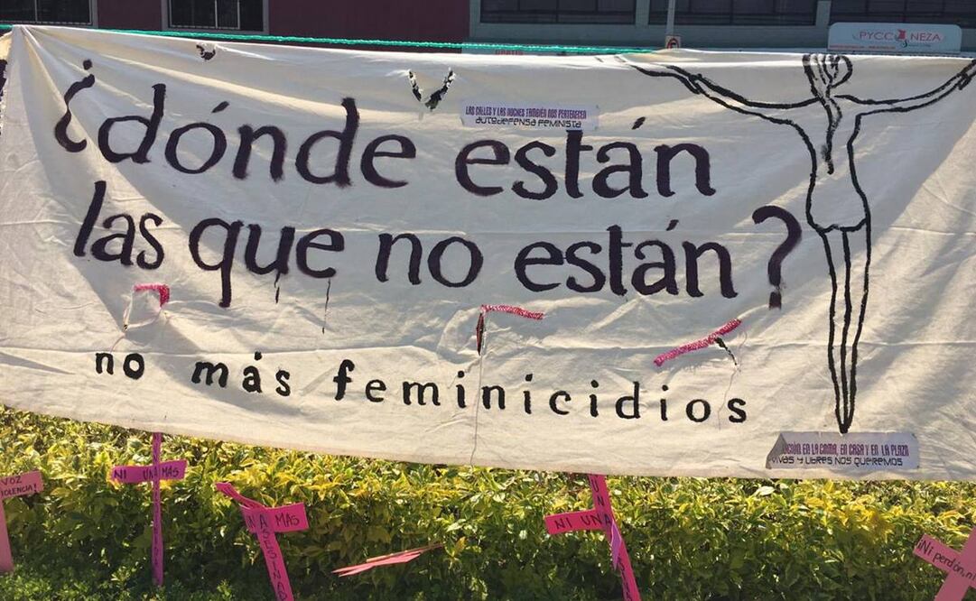 Marcha de mujeres en Nezahualcóyotl  (Fotos: Emilio Fernández / EL UNIVERSAL)