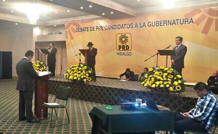 Aspirantes perredistas efectúan debate en Hidalgo