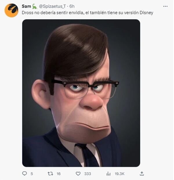 Tunden a Dross en Twitter. Foto: Captura de Twitter