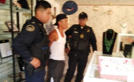 Identifican en Iztacalco a presunto organizador de robos a comercios