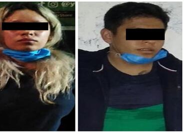 Cae pareja que robaba a transportistas en aduana del aeropuerto de CDMX