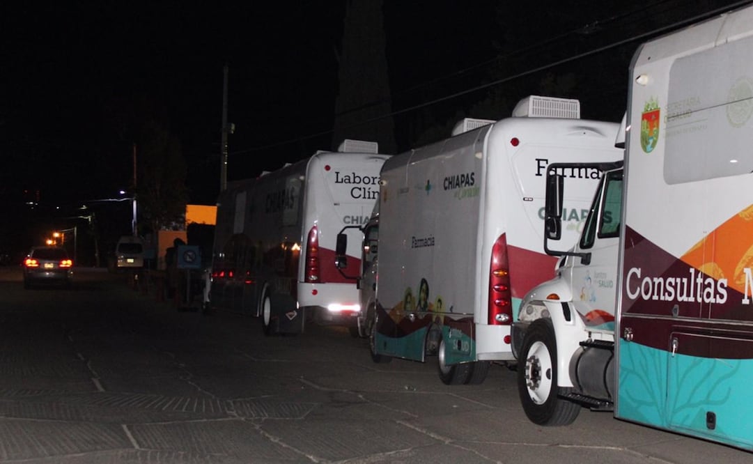 La Secretaría de Salud envío equipo móvil para atender a pacientes contagiados por coronavirus. Foto: Especial
