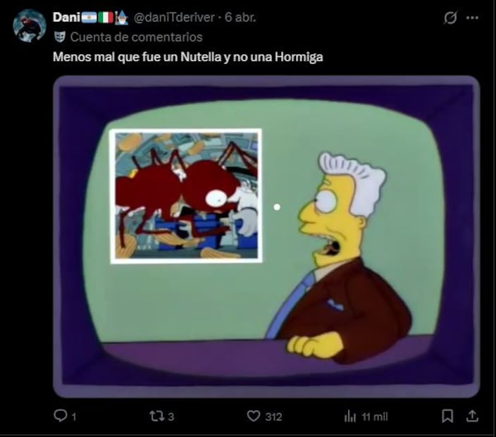 El momento desató una ola de memes entre los usuarios. Foto: Redes Sociales