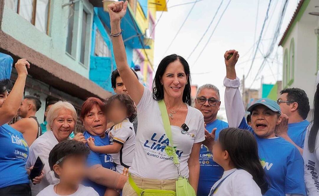 Lía Limón candidata a la alcaldía Álvaro Obregón de la coalición Va X La CDMX, aseguró que no dejará solos a los vecinos ante este problema, que ha sido ignorado por más de cinco años por las autoridades capitalinas. Foto: Especial
