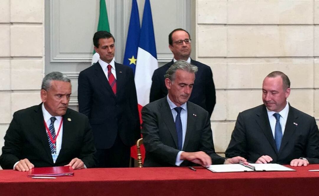 El acuerdo se firmó coincidiendo con la visita de Estado del presidente Enrique Peña Nieto a Francia./Especial