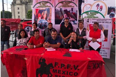 Se suma Frente Popular Francisco Villa a la marcha de Sicilia y los Lebarón