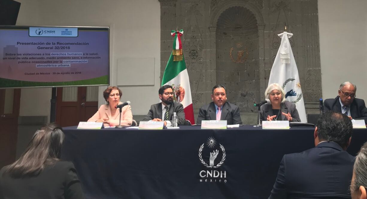 Fotografía tomada del Twitter @CNDH