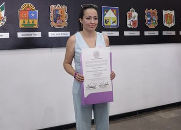 INE da constancia a buscadora Delia Quiroa como jueza de distrito en Sinaloa; quiere una justicia más accesible, dice