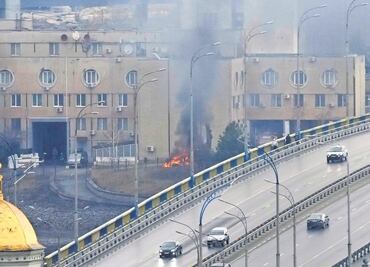Crónica desde Kiev, entre sirenas, olor a pólvora y miedo