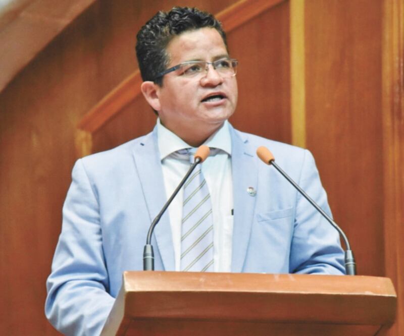 Mario Gabriel Gutiérrez pidió, a nombre de la bancada de Morena, que Conagua y CAEM detallaran plan de acción. Foto: ESPECIAL