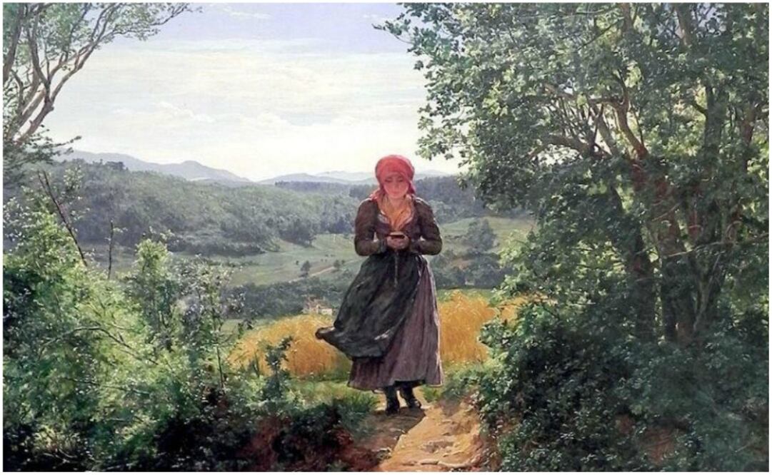 La imagen es obra del autor austriaco Ferdinand Georg Waldmüller