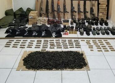 Hallan armas largas y miles de cartuchos en Coahuila; no hay detenidos